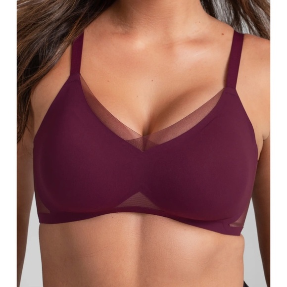 Honeylove CrossOver Wireless Bra in Fig 2X - Picture 1 of 5
